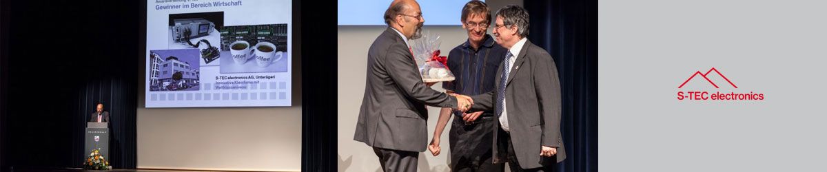Ägeri-Award 2015 - die S-TEC electronics AG ist Preisträgerin